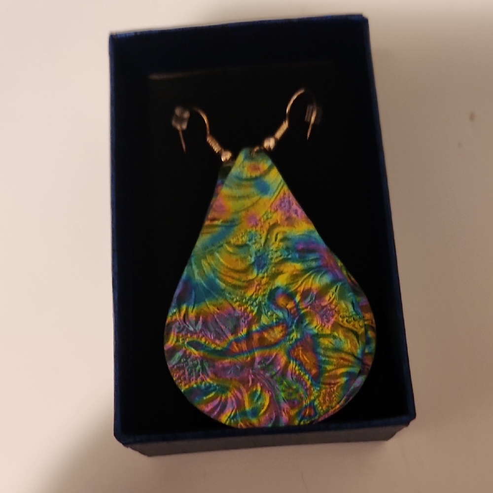 Colorful Teardrop Earrings
